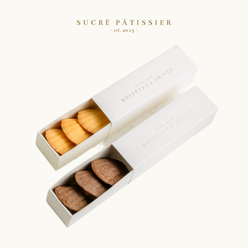 

Madeleine Box of 3 Sucre Patissier (Mix Rasa)