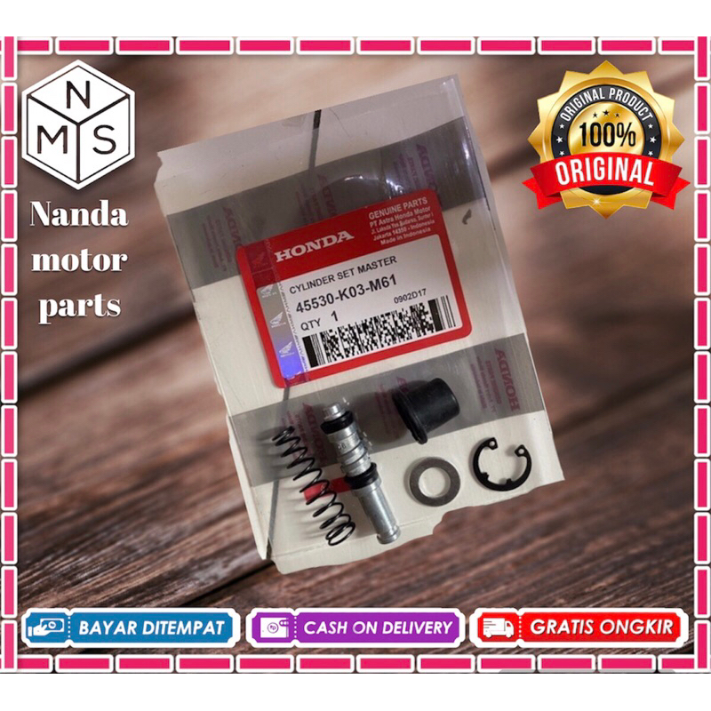 Seal Sil Master Rem Kit Honda Beat ESP Beat Street K1A 2020 Genio PCX 150 160 ADV 150 Revo FI Scoopy