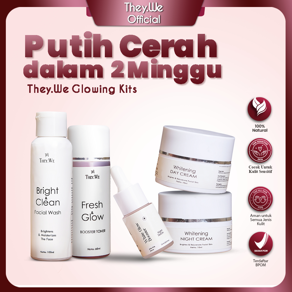 Paket Whitening Skincare Glowing BPOM