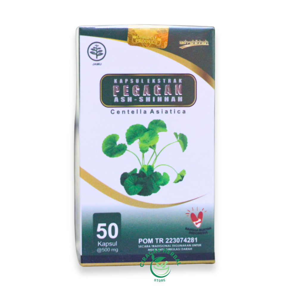Kapsul Ekstrak Daun Pegagan Ash Shihhah BPOM