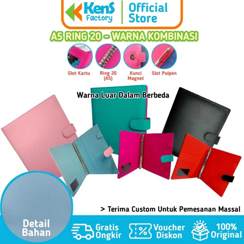 

Binder A5 Kombinasi Ring 20 Binder organizer 2 Warna Dalam 1 Binder Terlaris Terbaik