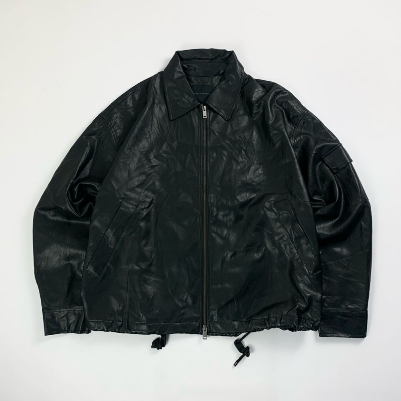 WORK LEATHER JAKET SPAO