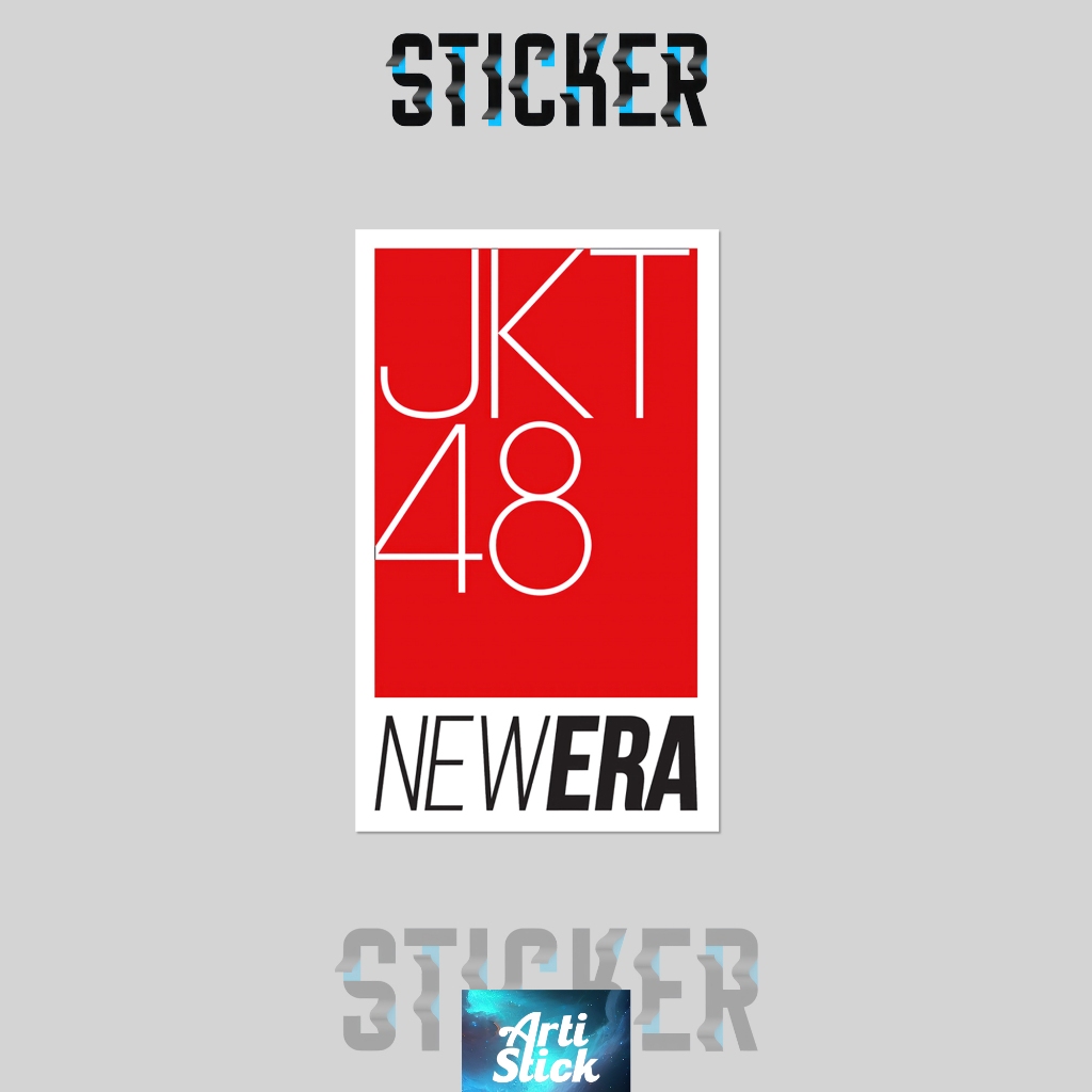 

(3 PCS) Sticker Band Series JKT 48 NEW ERA | Vinyl Laminasi anti air | ArtiStick Merch
