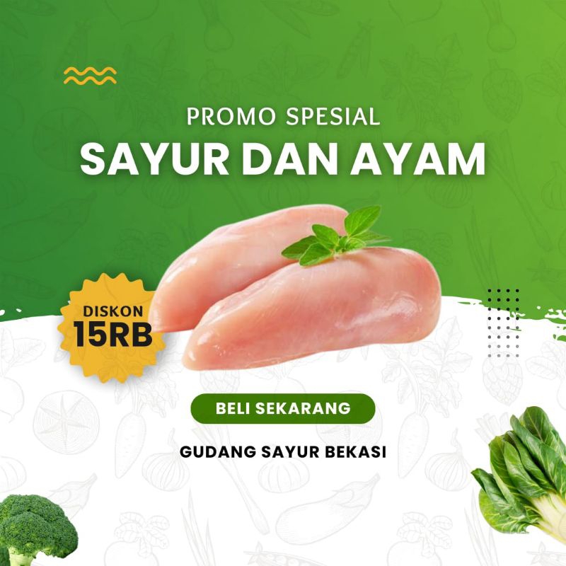 

Dada Ayam Fillet / Boneless 500 gr