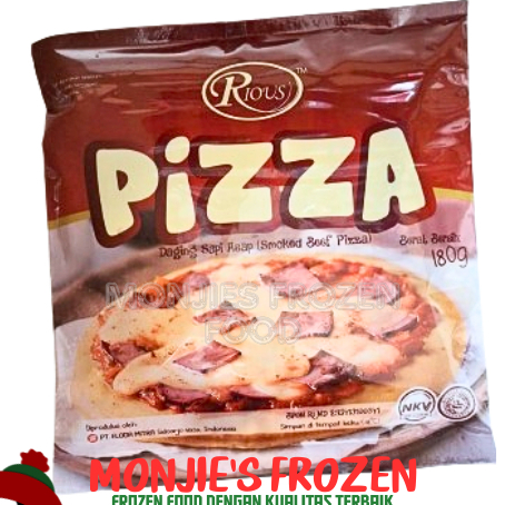 

RIOUS BERNARDI PIZZA Smoked Beef 180gr - Pizza Daging Sapi Asap