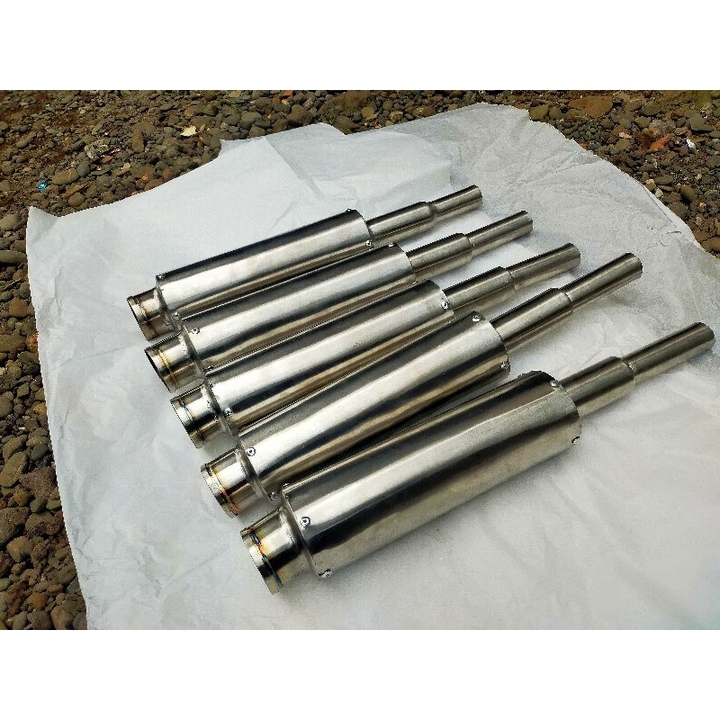 Tabung Bahan Kondoman Matic Polos  INLET 28mm Out 45mm Saringan Bor/kompetisi