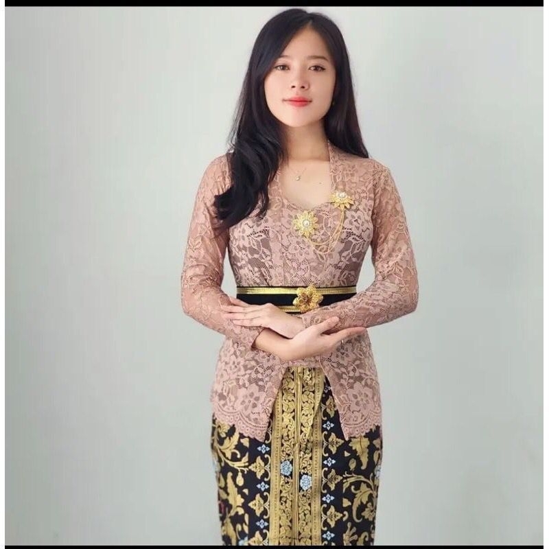 Setelan kebaya Bali modern wanita setelan kebaya wanita rok batik baju adat wanita baju brukat wanit