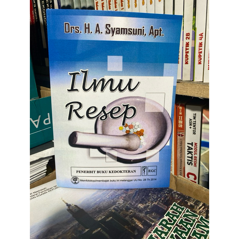 Buku ilmu resep redy stok