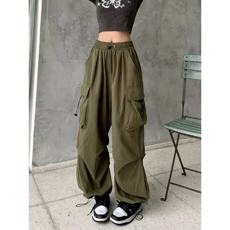 LP 56-90 P 95 CELANA JOGGER ROSE CARGO KATUN TWISTCONE / CULLOTE CARGO BLACKPINK / CELANA LALALISA