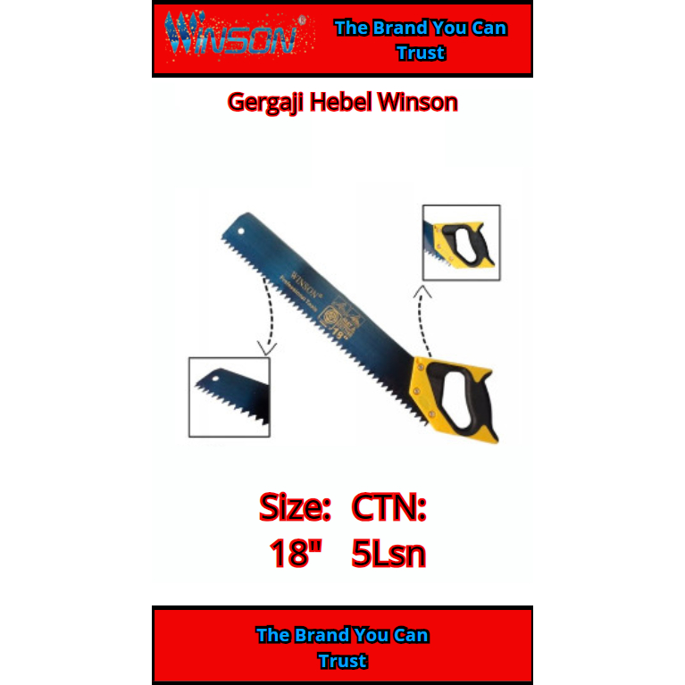 Gergaji Hebel Winson 18 Inch / Gergaji Hebel18" / Gergaji Hebel