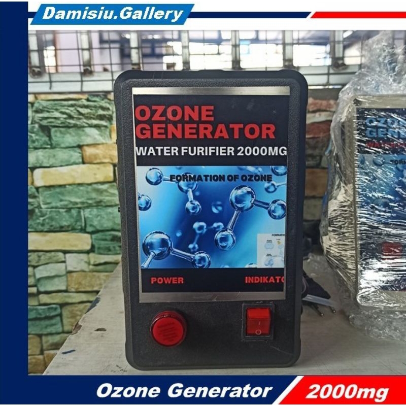 Ozone Generator Sterilizer Water Purifier Damisiu 1000mg dan 2000mg untuk Depot air minum Aquarium