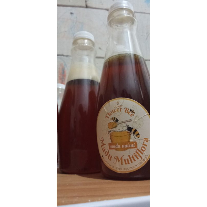 

Madu Nektar Multiflora Sengon Murni Asli Flower Bee Original 400 gram