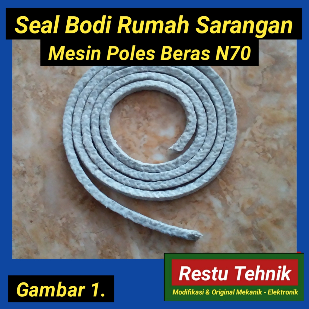 Seal rumah sarangan mesin poles - slipan - gilingan padi (1meter)