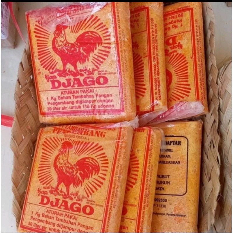 

Pengembang Buat Krupuk Cap Djago Garam Bleng Djago BPOM