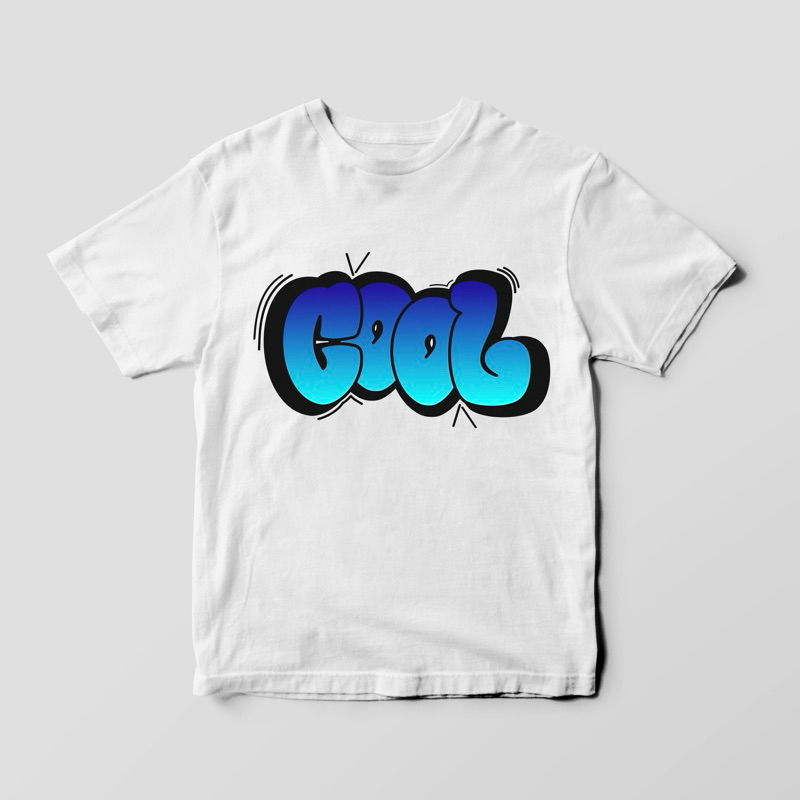 Soft T-Shirt graffiti cool baju kaos keren graffiti