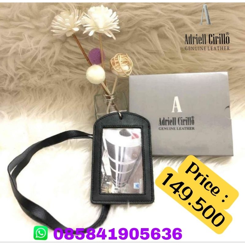 

Name Tag Gantung Bahan Kulit