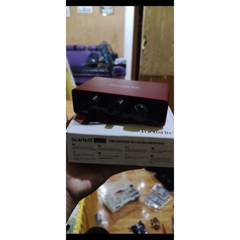 FOCUSRITE SOLO GEN 3 SECOND MULUS