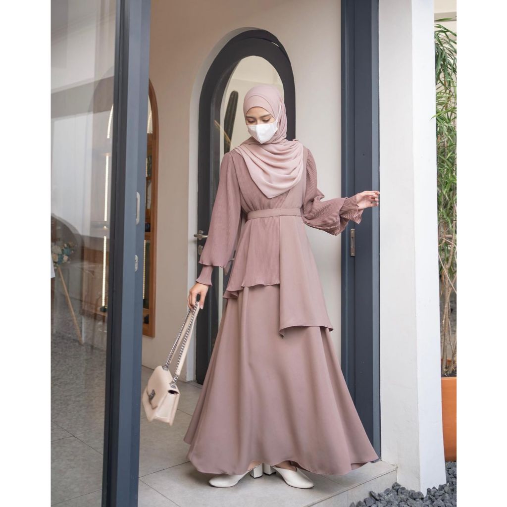 Lunara Dress Decorose ORI by AZMIZA