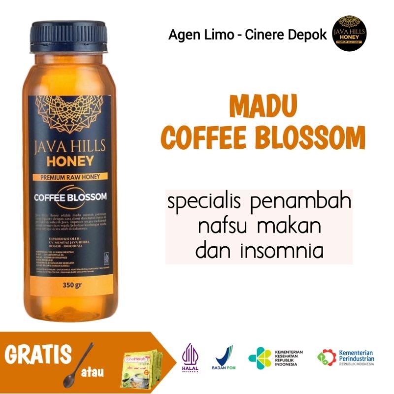 

Madu Anak Madu Cofee Javahills Mumtaz Herba Tambah Nafsu Makan kemasan 330gr