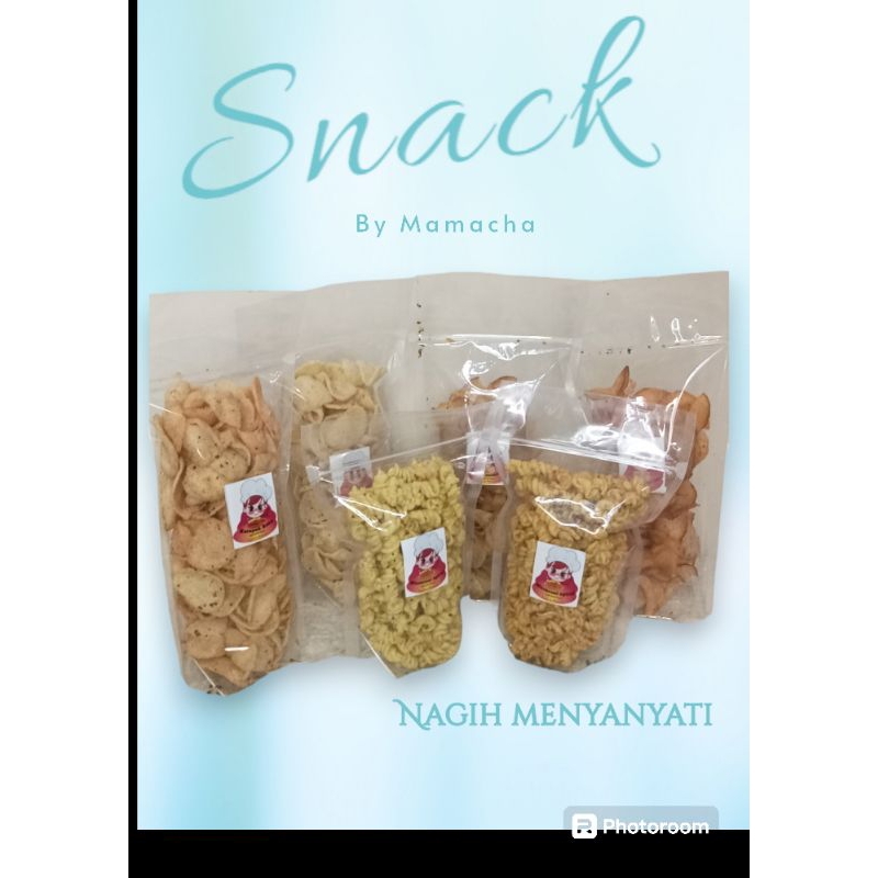 

Snack by Mamacha keripik singkong/ makaroni spiral / kerupuk acan