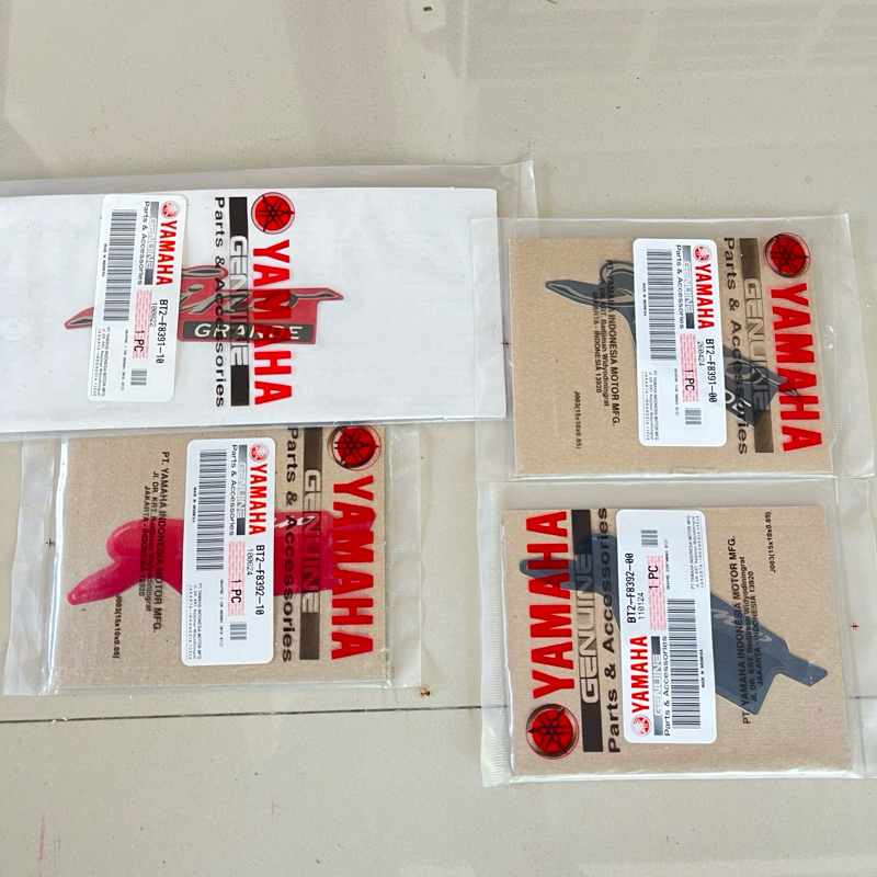 STRIPING FINO GRANDE BIRU DOFF MERAH DOFF2019 BAGIAN SAYAP SEBELAH KIRI 2PCS ORIGINAL YGP