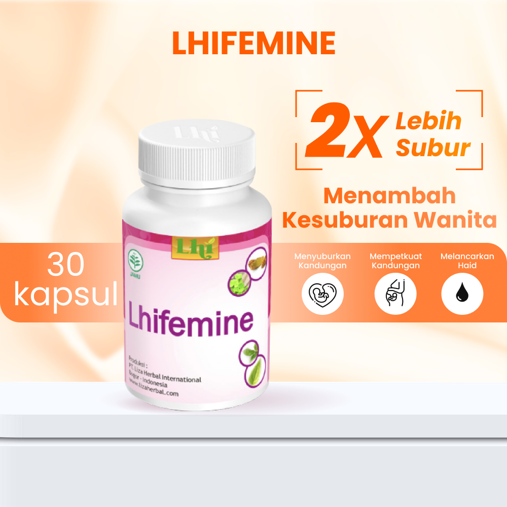 TERLARIS Herbal Wanita - LHIFEMINE Penyubur Kandungan Wanita 100% Original BPOM