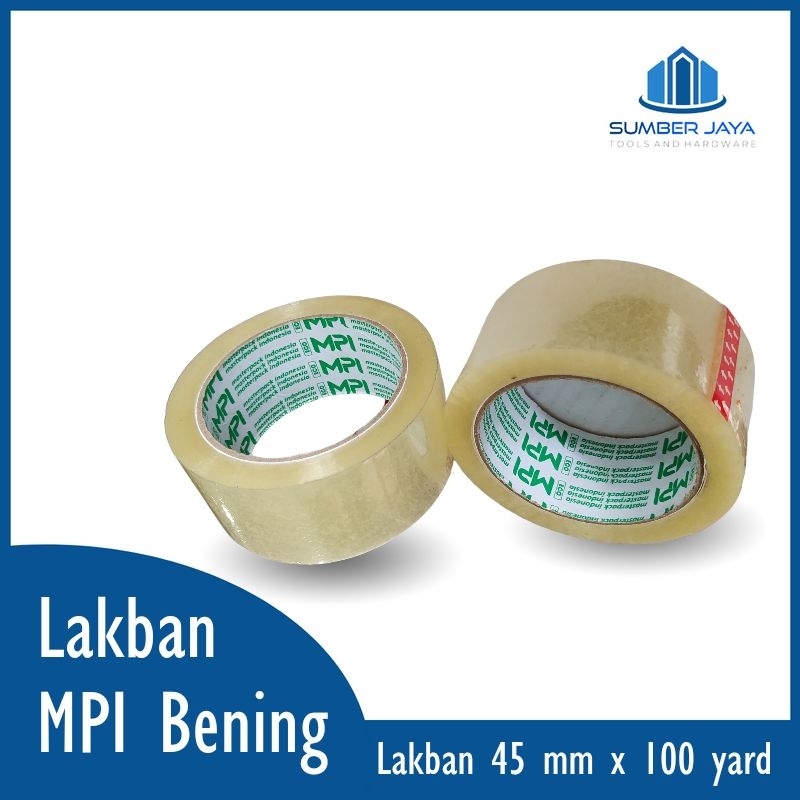 

Lakban Bening - Lakban Cokelat MPI 45mm x 100 Yard