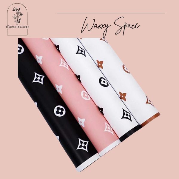 

(ECO) Termurah Waxxy Space Wrapping Paper Motif LV Cellophane Kertas Kado Kertas Buket Pembungkus Kado Kertas Cellophane Premium