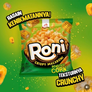 

Navi_Lezatoz [ Hokky ] Roni Crispy Macaroni Dua Kelinci Renceng Isi 10 X 28Gr Extra Spicy Roasted