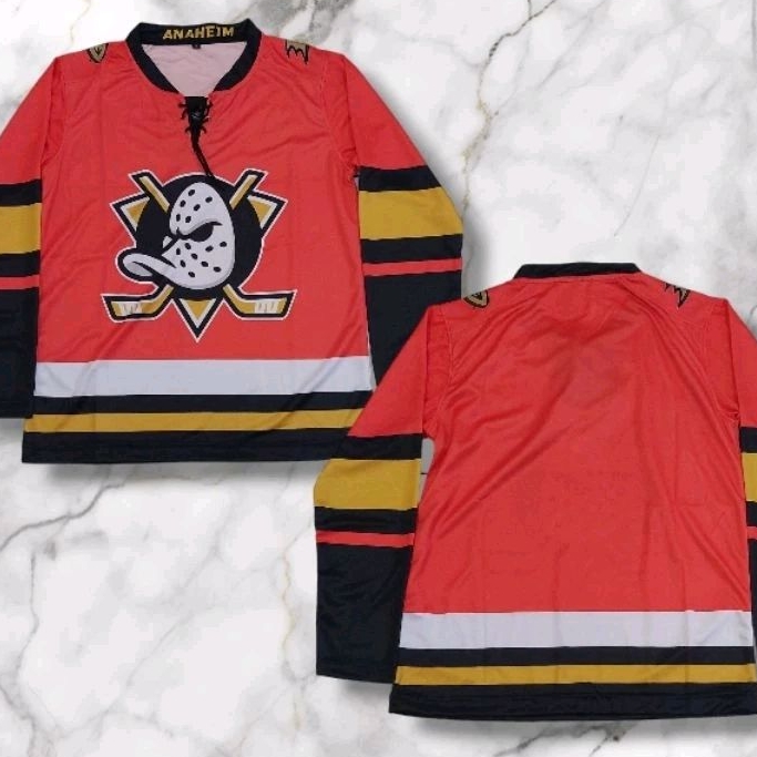 jersey olahraga Hoki NHL Ducks long sleep