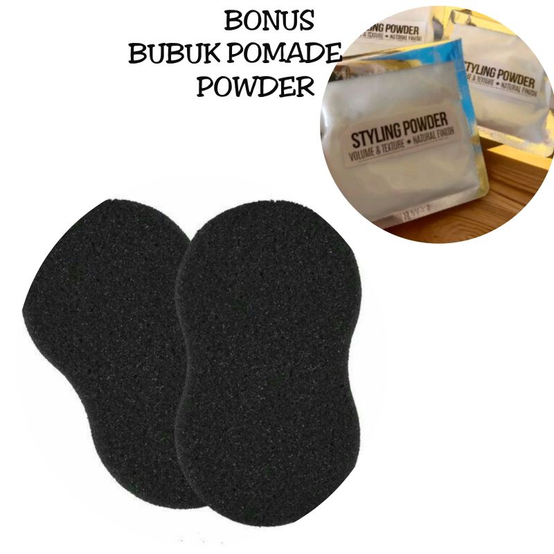 sikat spon 2pcs pembersih sisa sisa rambut Pangkas rambut BARBERSHOP