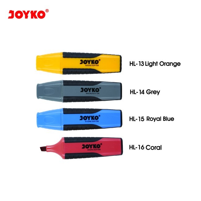 

❤️H2O❤️ Highlighter Penanda Warna Basic Pastel Colour JOYKO HL-13 ~ 16