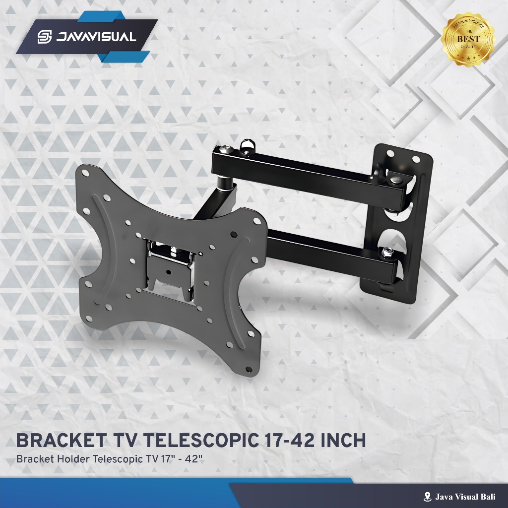 [JaVis] Bracket TV Telescopic Breket Braket Holder Tembok for TV 17"-42" Inch