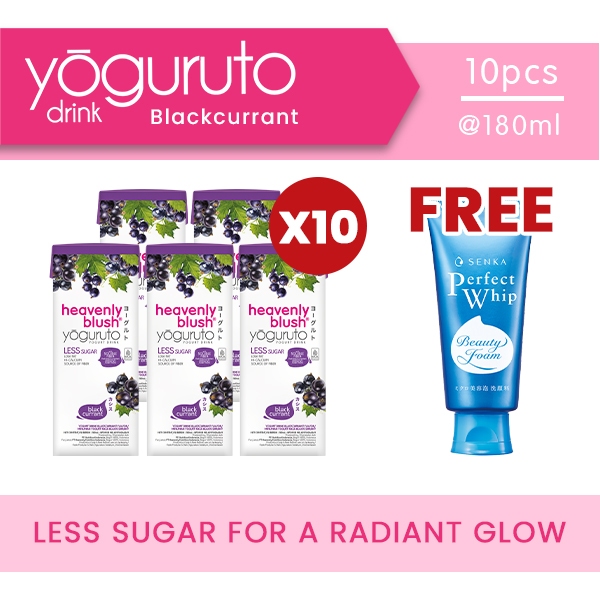 

Senka Collaborations Heavenly Blush Yoguruto Blackcurrant 10x180 ml