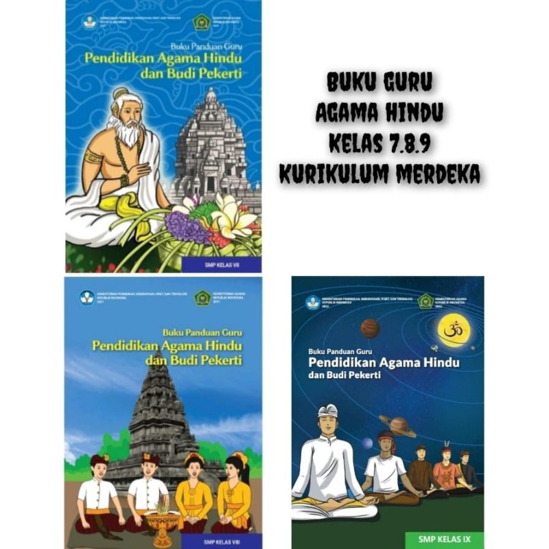BUKU GURU SMP AGAMA HINDU KELAS 7 8 9 KUMER