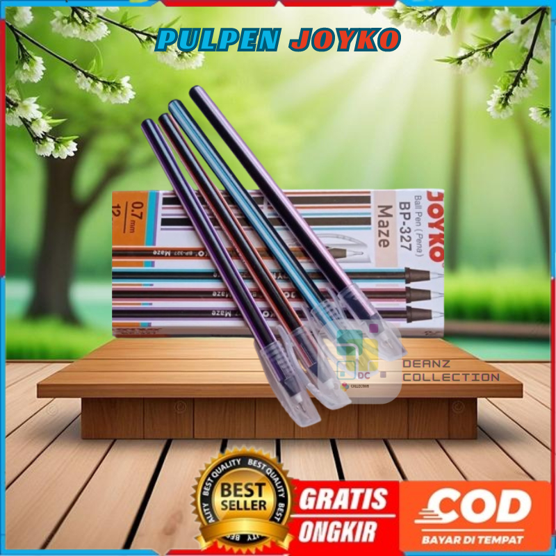 

Pulpen pen murah joyko maze ulir 0,7 mm