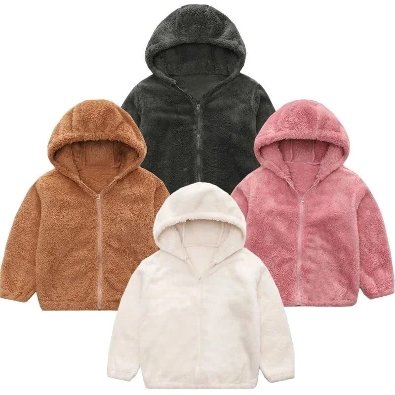 Jaket Anak Bulu Sherva Jaket Anak Perempuan Umur 1-12 Tahun JaketAnak Laki Laki Unisex Bulu Luar Dal