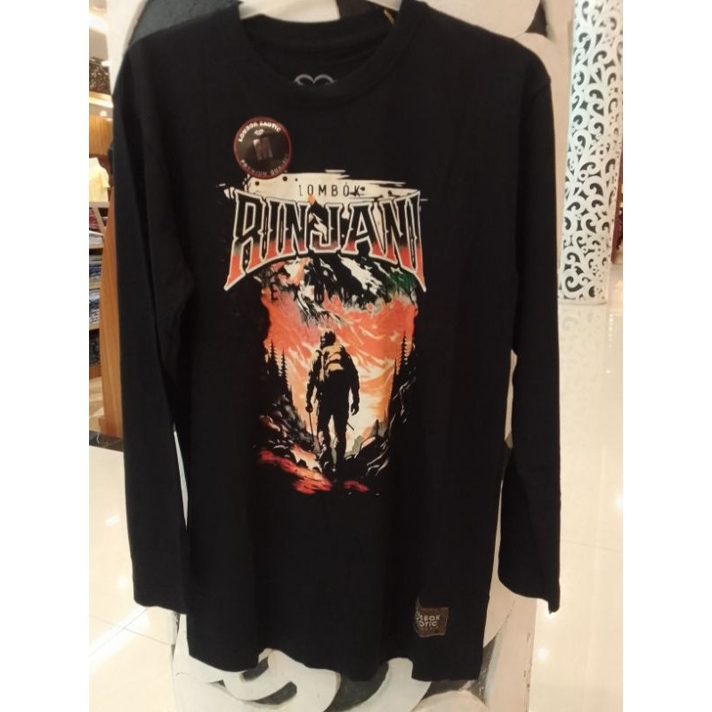 Kaos lombok exotic warna Lengan panjang-rinjani mount
