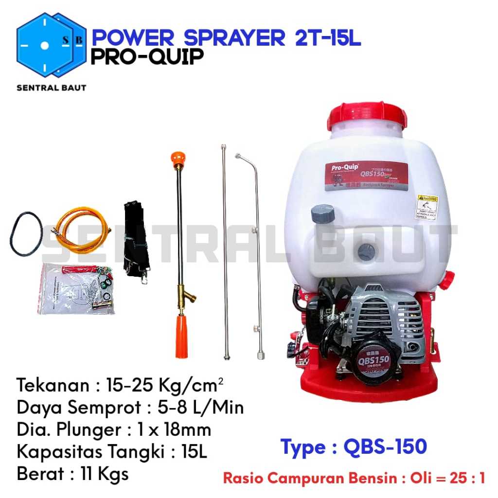 SENTRAL BAUT || Power Sprayer PRO-QUIP