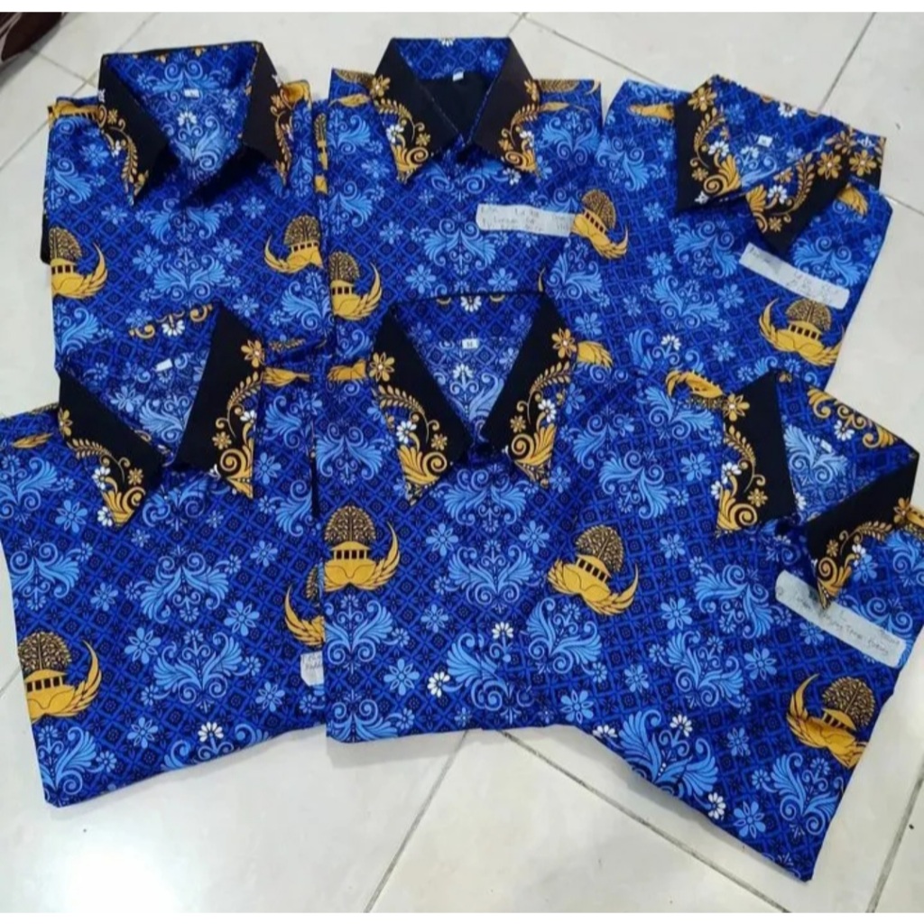 SERAGAM BATIK KORPI TERBARU 2022/BATIK KORPI WANITA/BAJU BATIK KORPI JUMBO