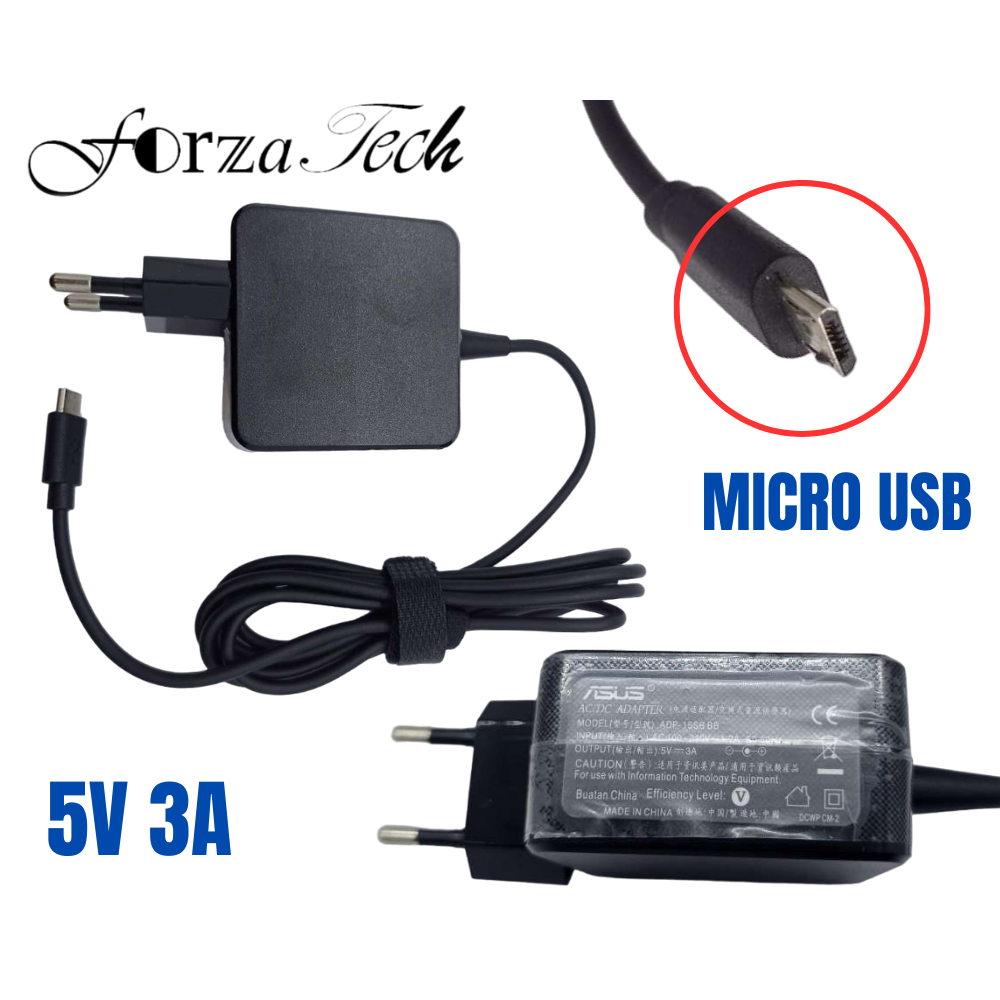 ASUS AC Adapter 5V 3A (15W) Transformer Book T101TA Tablet MICRO USB NEW