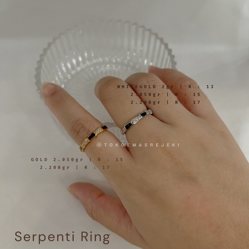 Serpenti Ring Cincin Queen of Tears Kim Ji Won