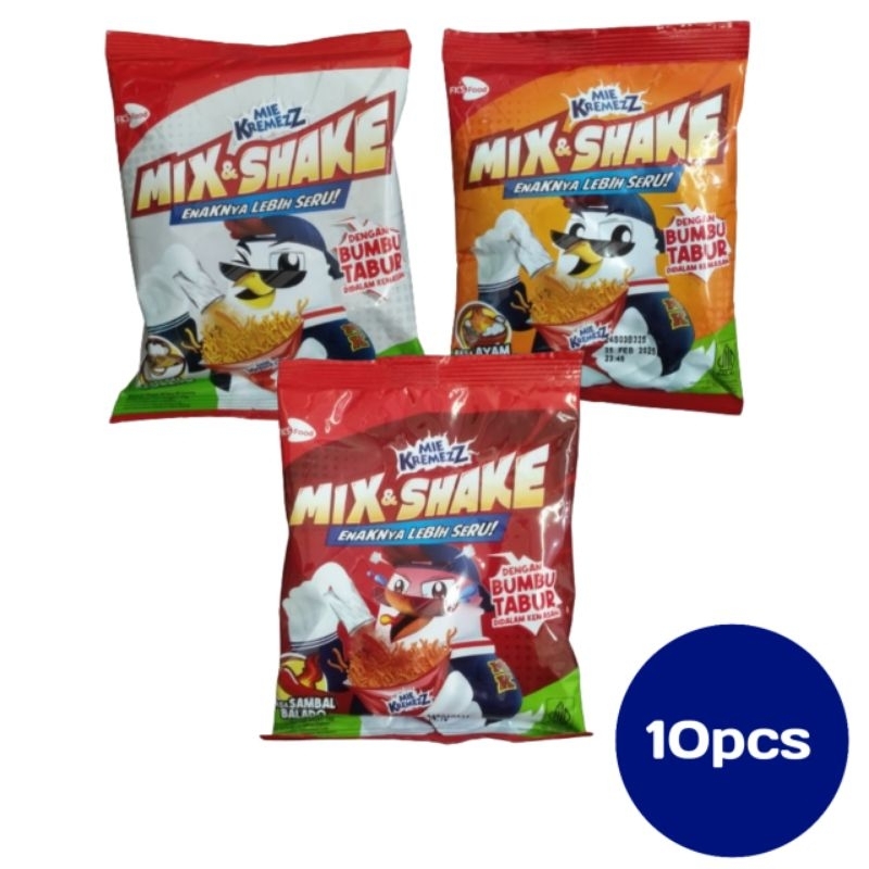 

10pcs Mie Kremezz Mix & Shake renceng 16g
