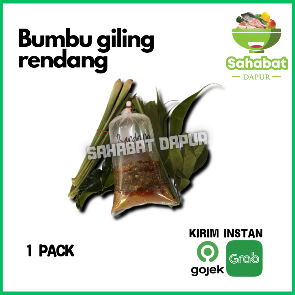 

Bumbu Giling Bumbu Rendang 1pcs / Bumbu Dapur - Sahabatdapur