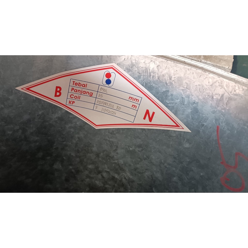 [KARGO] Plat Galvanis / BJLS LOKFOM Roll (120cm x 25meter)