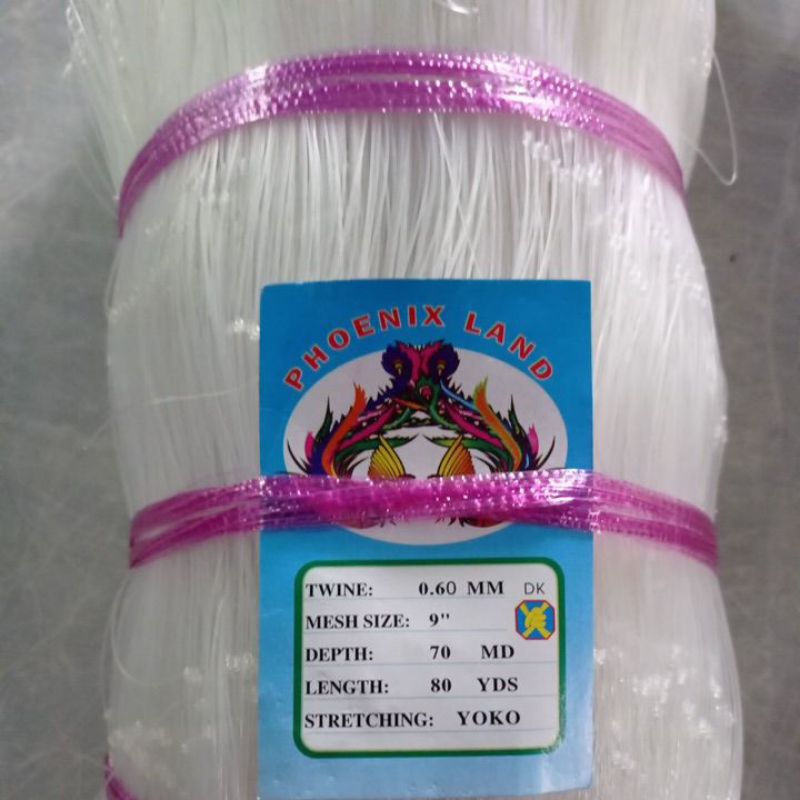 JARING IKAN BESAR 0.60 9 INCHI 70MD/80YDS YOKO PUKAT IKAN BESAR JARING IKAN SENAR