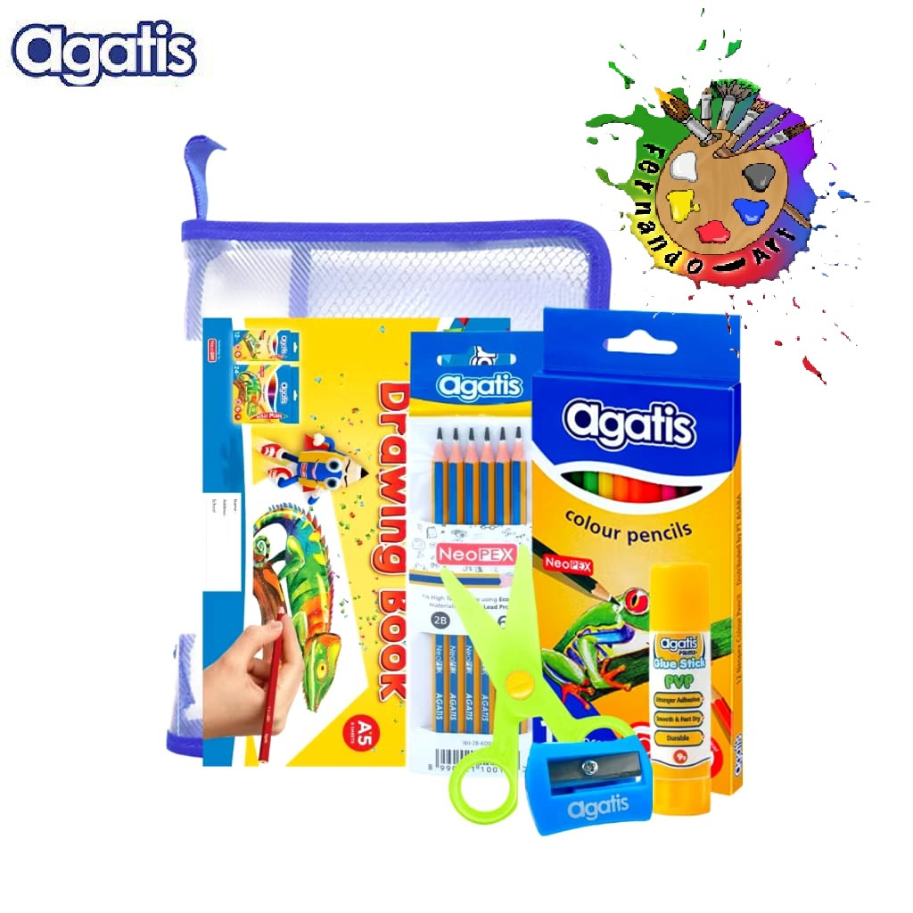 

Agatis Eco Pack School Set + Drawing Media