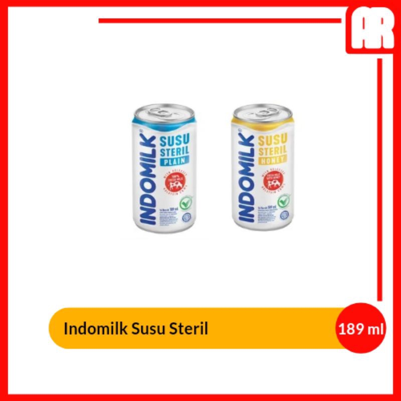 

Indomilk Susu Steril Plain - Honey 189ml | AR Ostore