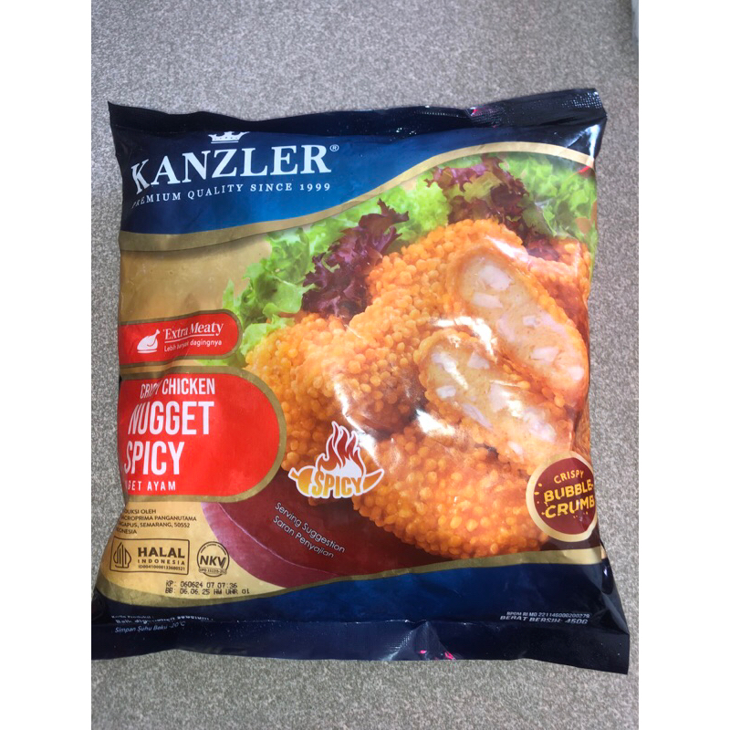 

KANZLER CHICKEN NUGGET CRISPY SPICY 450G