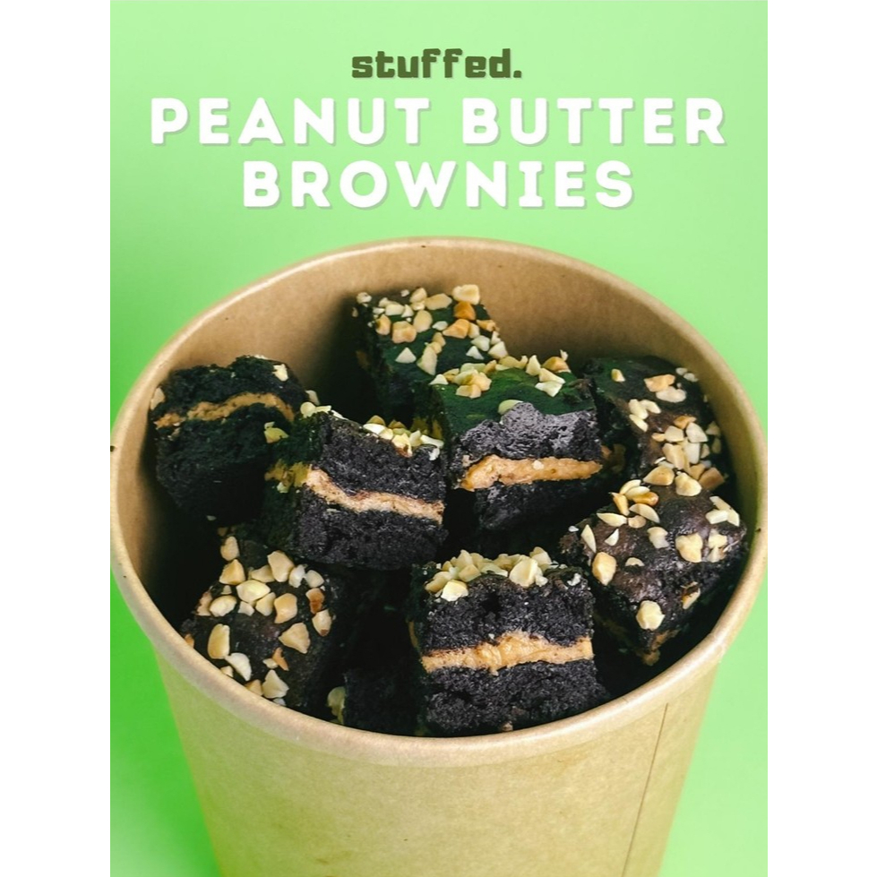 

PEANUT BUTTER BROWNIES Bites Sized Brownie